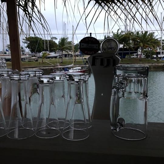 Beer taps at the restaurant