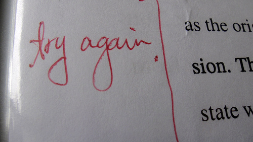 Try again