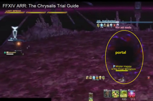 Screenshot taken from MrHappy's video guide
