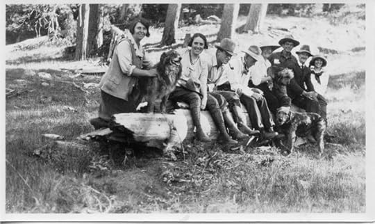 Gus Weber with the hired staff one summer. Robert Asher photo