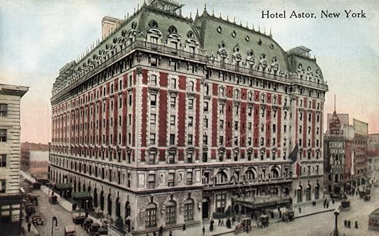 Vintage postcard of the Hotel Astor