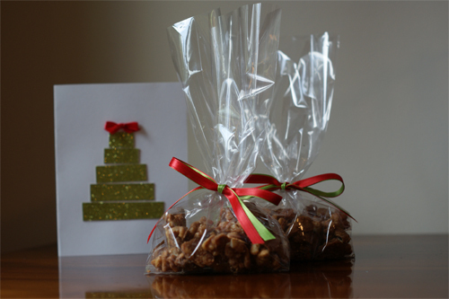 spicy candied walnuts