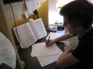Studying and music
