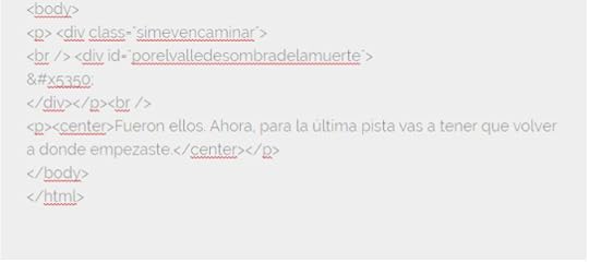 parte final del código