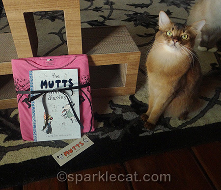 See? I didn't even try to chew the ribbon!