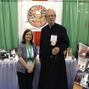 With Brother Joshua, an author and fellow member of the Catholic Writers Guild