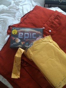 Photo of my copy of Tiny Epic Galaxies