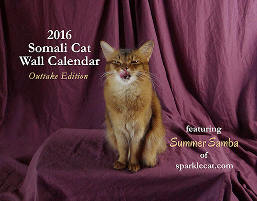 There's actually a different photo inside for May - bonus!