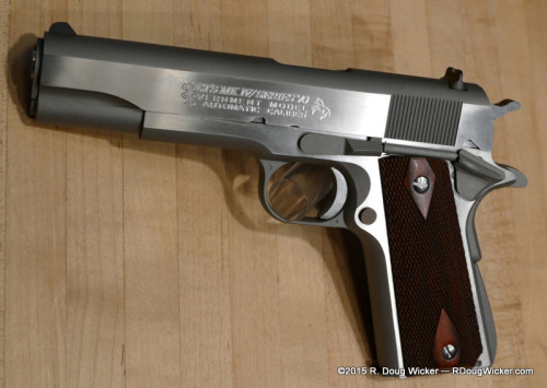 Colt's Custom Shop Mk. IV Series 70 in stainless