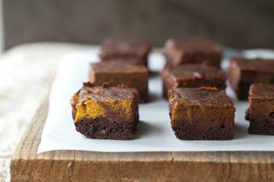 Fudgy Pumpkin Brownies via DeliciouslyOrganic.net #grainfree #paleo #recipe