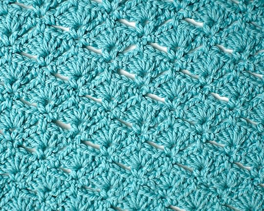 Crochet Stitch Sampler Baby Blanket by Marly Bird. Free Pattern--Fan Tail Crochet Stitch