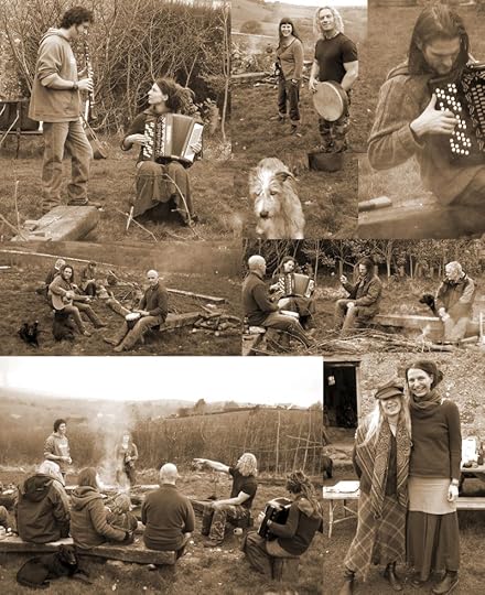 Community bonfire, Spring Equinox, 2011