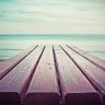 table and ocean