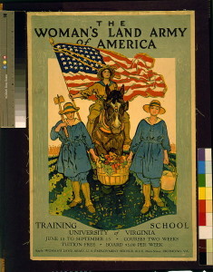 Elsie served as part of the Women's Land Army during WW l. Love this poster.
