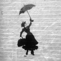 mary poppins bw