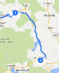 Bieber to Susanville