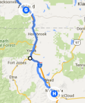Ashland to Mount Shasta