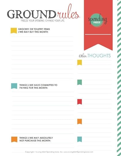 31 days LWSZ ground rules check list