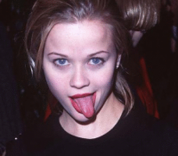 Chances Are This '90s Reese Witherspoon Pic Foreshadowing Tongue