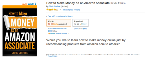 Amazon.com How to Make Money as an Amazon Associate eBook Chris Guthrie Kindle Store