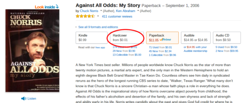 Against All Odds My Story Chuck Norris Ken Abraham 9780805444216 Amazon.com Books