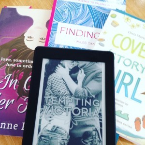 They read excerpts from Tempting Victoria, In Over Her Head, Cover (Story) Girl, and Finding X.