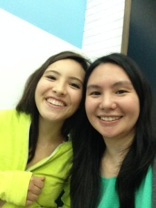 Rachel and me.