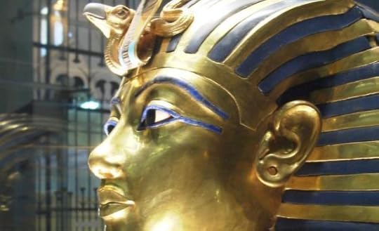 The mask contains holes in the ear lobes used for hanging earrings