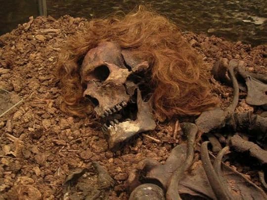 The Bocksten Man is the remains of an ancient male body found in a bog in Sweden.