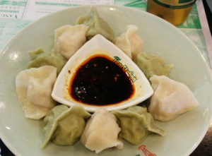 green tea dumpling