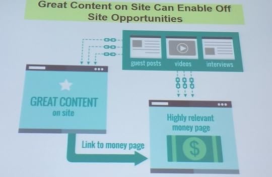 great content enables off-site opportunities