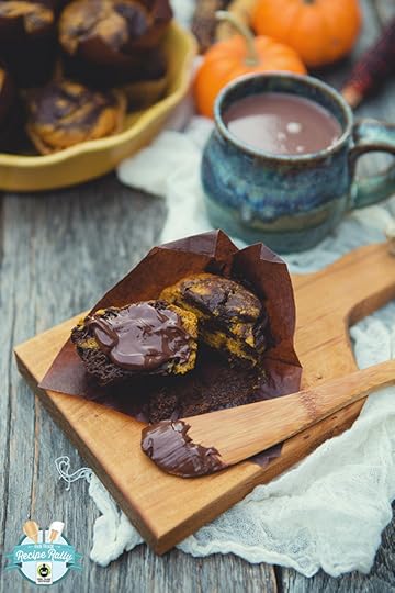 Pumpkin Chocolate Swirl Muffins | FoodforMyFamily.com