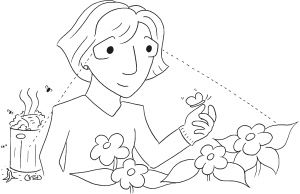 illustration from Quantum Jumps by Cynthia Sue Larson