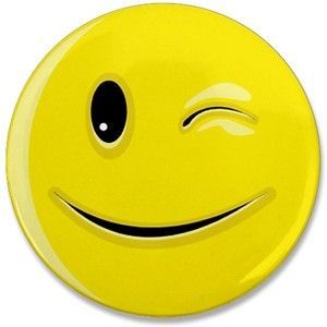 smiley face with a wink: 