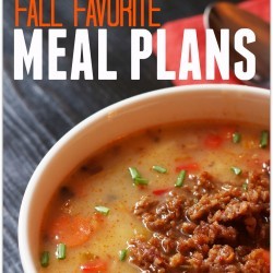 FALL MEAL PLANS