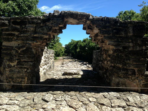 Mayan arch