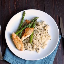 Creamy Mushroom Rice Pilaf
