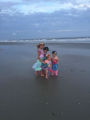mermaids on beach