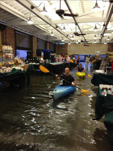 Kayaking-in-the-Flooded-Market