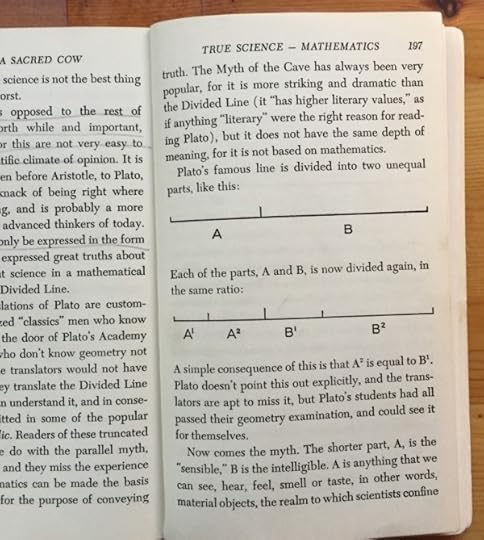 A page from Science is a Sacred Cow, Copyright 1950.