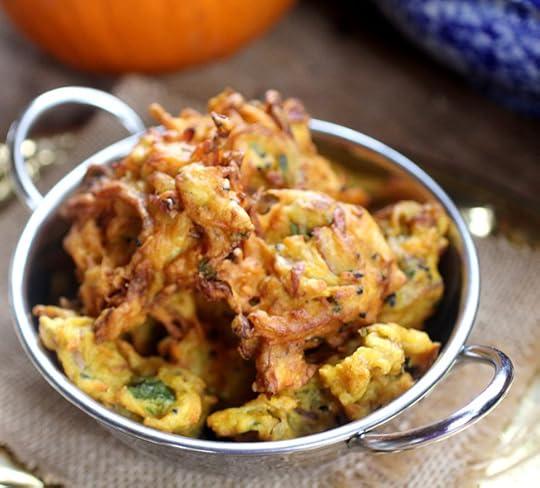 Pumpkin and Red Onion Pakora
