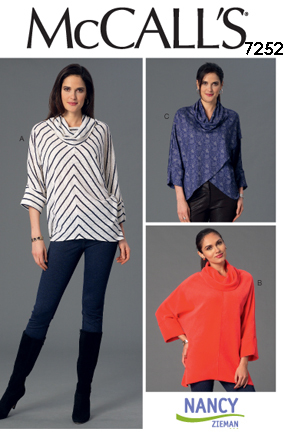M7252 Easy-to-Sew Pullover Shirt Pattern by Nancy Zieman | McCalls Pattern Company