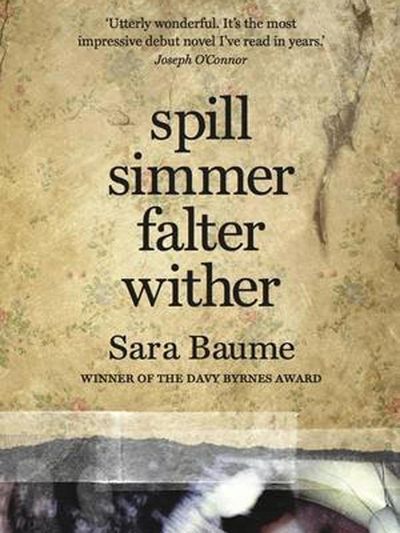 Spill simmer falter wither