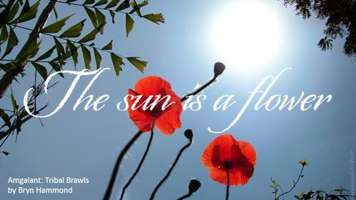 graphic - The sun is a flower