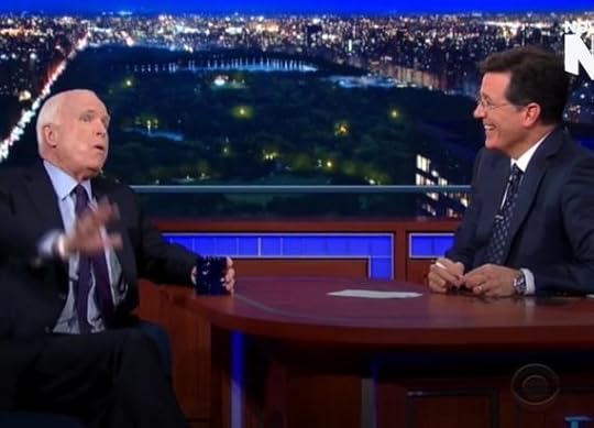 Colbert Audience Boos John McCain Over Obama Dig