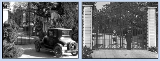 Matching gates of the Jewett Estate in Finishing School and Cops