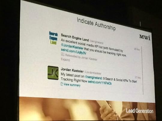 Indicate authorship Search and Social 