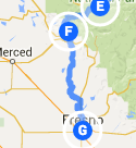 Midpoine to Fresno