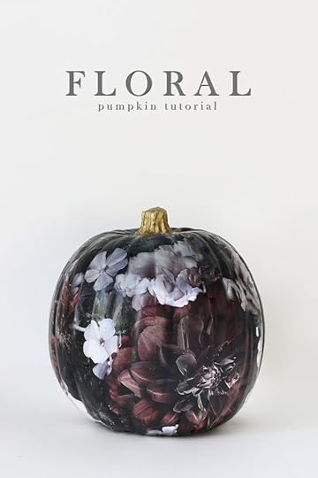 floral pumpkin