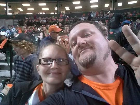 Orioles v Blue Jays - Jean and me at the game